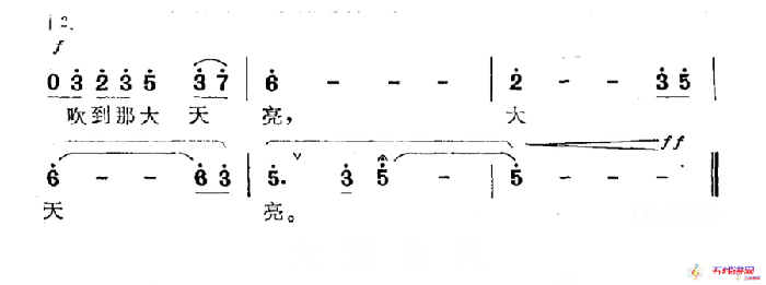 黃河嗩吶（趙越詞 洪飛 夏平曲）