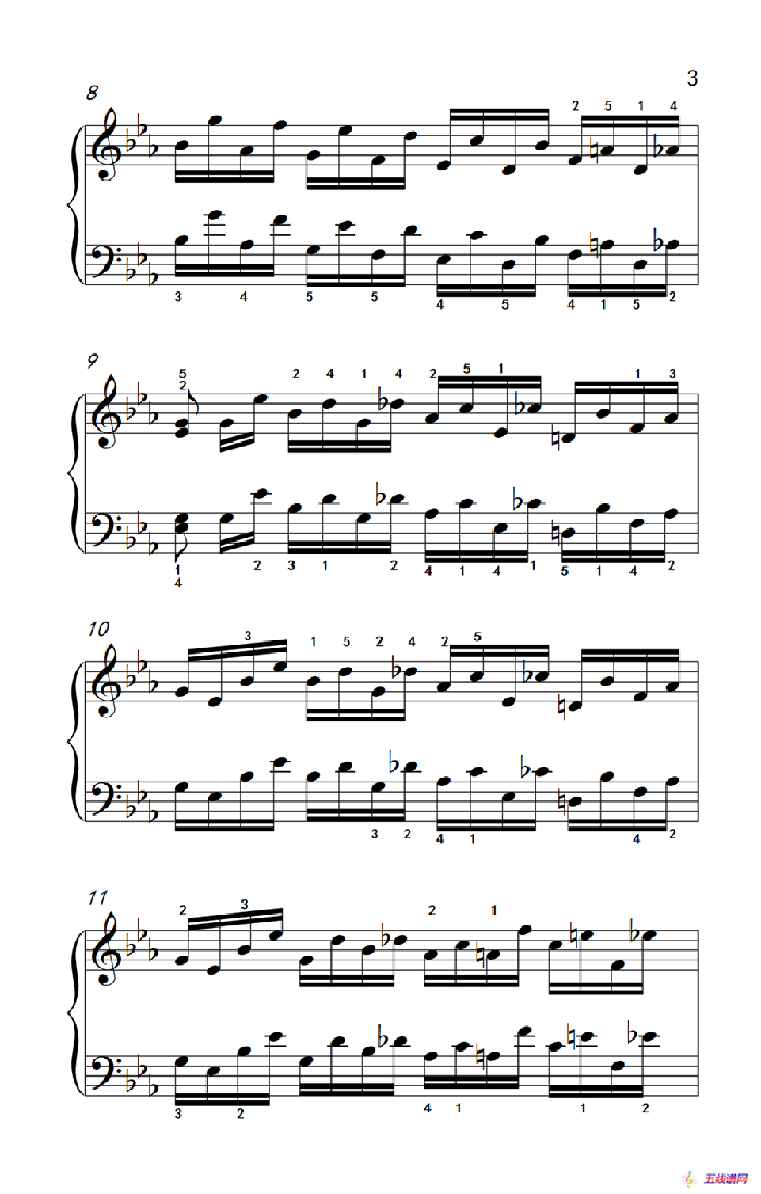 莫什科夫斯基 钢琴练习曲（第七首）