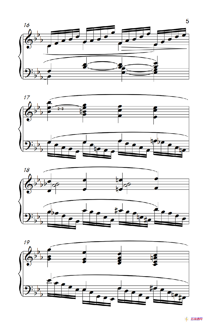 莫什科夫斯基 钢琴练习曲（第十四首）