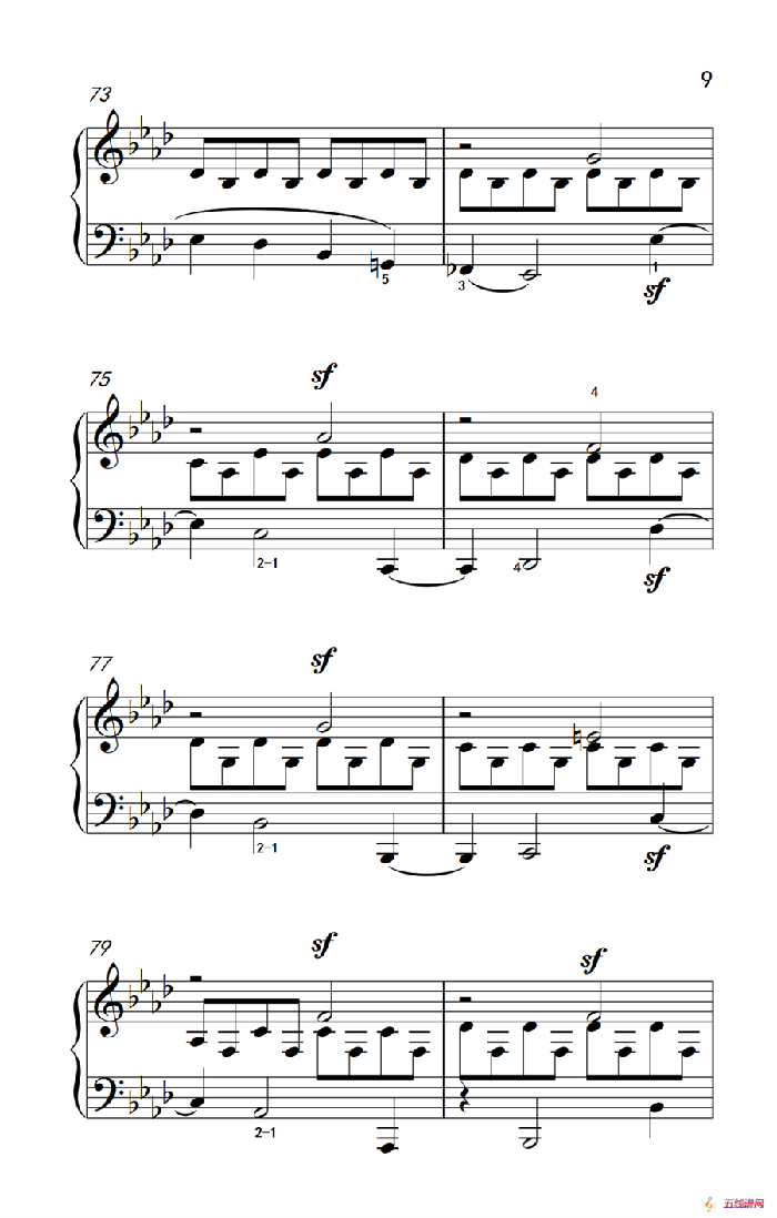 奏鳴曲 Opus 2 Nr.1 第一樂章（貝多芬奏鳴曲集 1）