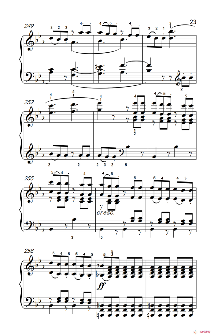 奏鸣曲 Opus 7 第一乐章（贝多芬奏鸣曲集 2）