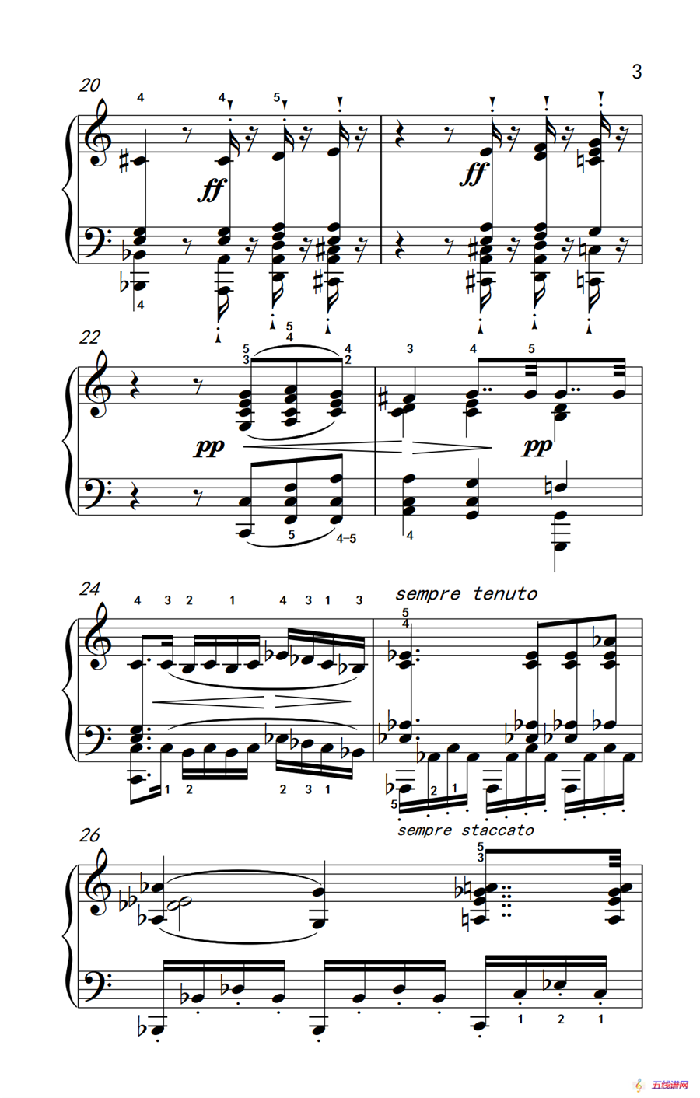 奏鸣曲 Opus 7 第二乐章（贝多芬奏鸣曲集 2）