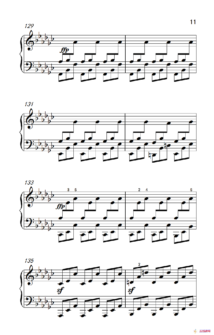 奏鸣曲 Opus 7 第三乐章（贝多芬奏鸣曲集 2）