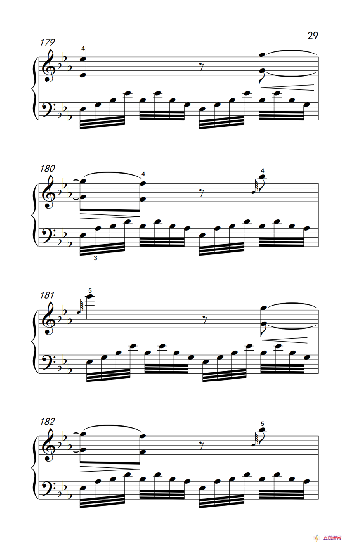 奏鸣曲 Opus 7 第四乐章（贝多芬奏鸣曲集 2）