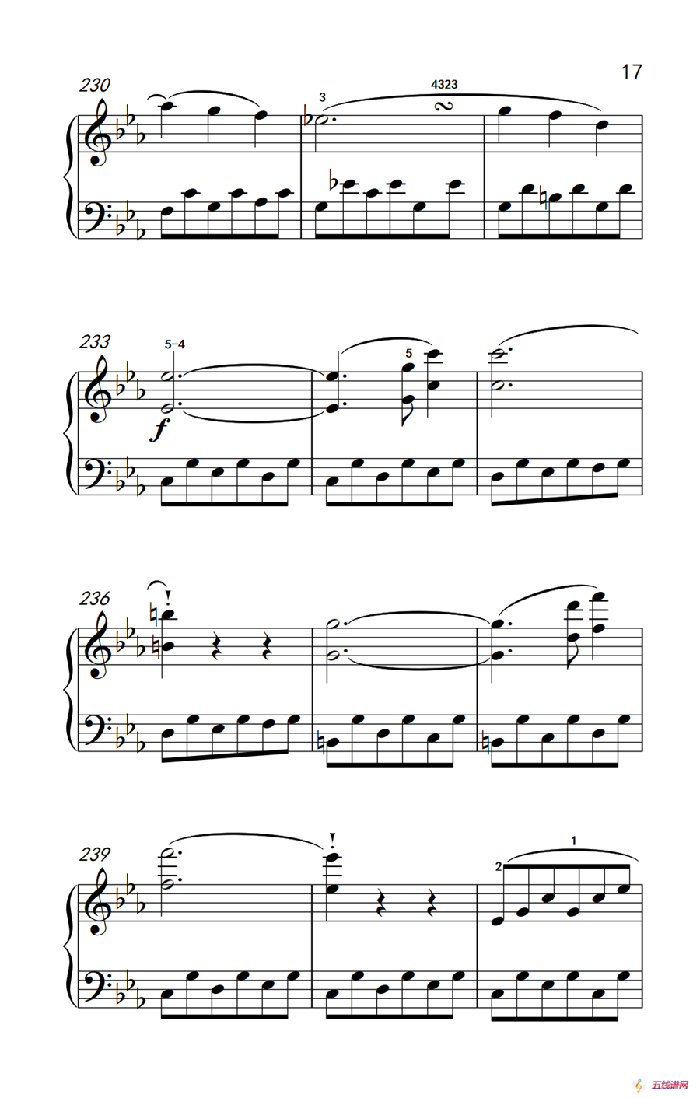 奏鸣曲 Opus 10 Nr.1 第一乐章（贝多芬奏鸣曲集 2）