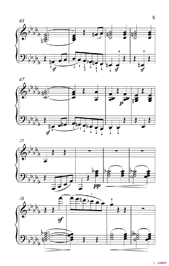 奏鸣曲 Opus 10 Nr.2 第二乐章（贝多芬奏鸣曲集 2）