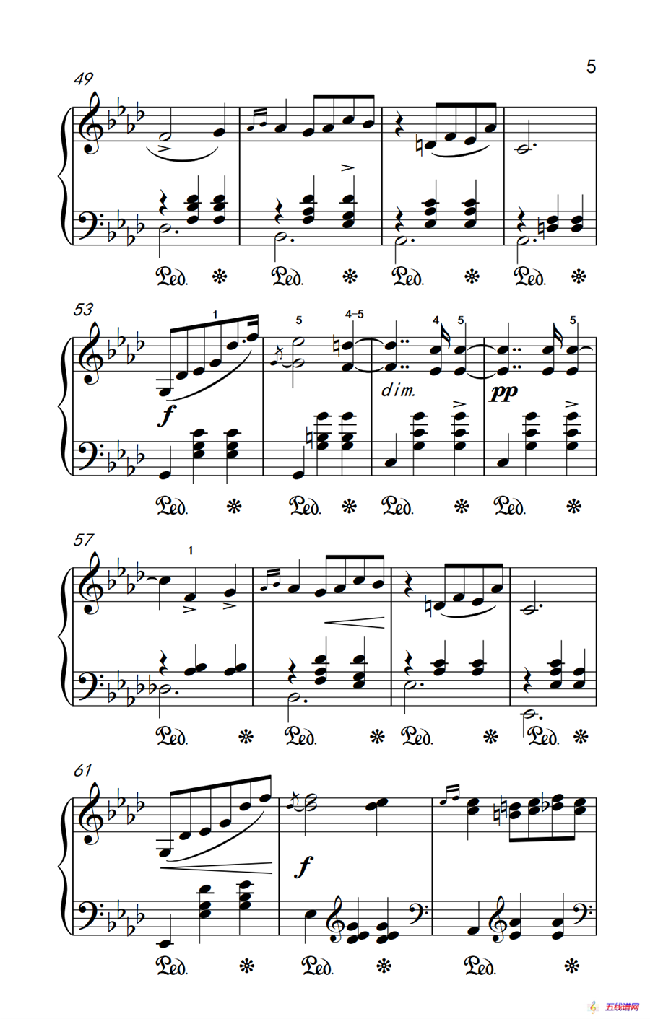 第七级2.圆舞曲 Opus posth.70 No.2（中央音乐学院 钢琴（业余）考级教程 7-9级）