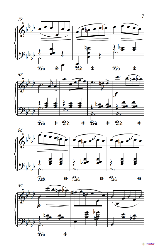 第七级2.圆舞曲 Opus posth.70 No.2（中央音乐学院 钢琴（业余）考级教程 7-9级）