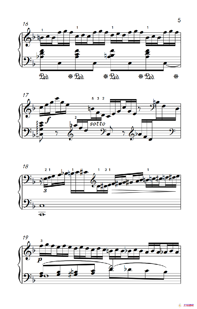 第八级3.练习曲 No.6 （中央音乐学院 钢琴（业余）考级教程 7-9级）