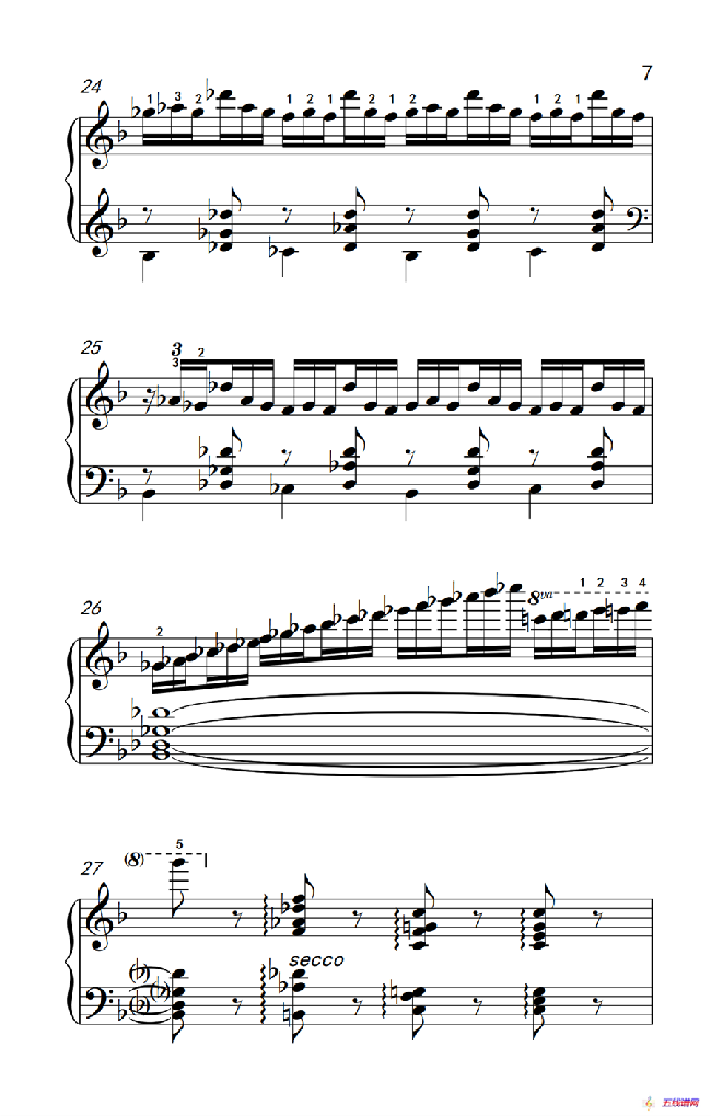 第八级3.练习曲 No.6 （中央音乐学院 钢琴（业余）考级教程 7-9级）