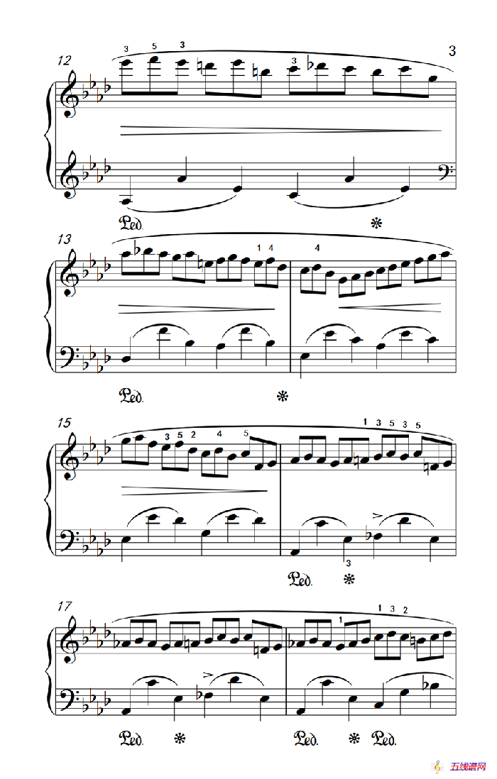 第九级1.练习曲 Op.25 No.2（中央音乐学院 钢琴（业余）考级教程 7-9级）