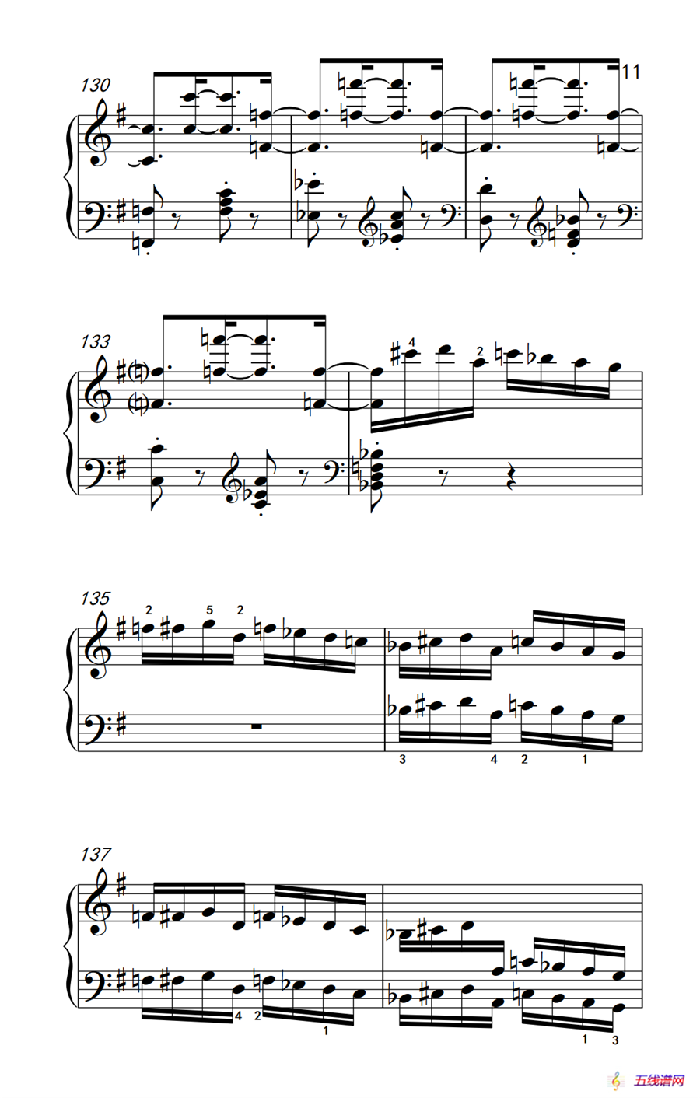 第九级2.G大调奏鸣曲 第一乐章 Op.31 No.1（中央音乐学院 钢琴（业余）考级教程 7-9级）
