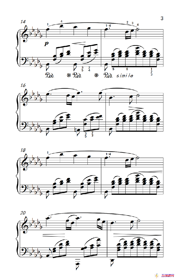 第九级2.云雀（中央音乐学院 钢琴（业余）考级教程 7-9级）