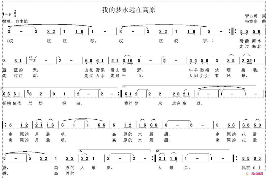 我的梦永远在高原