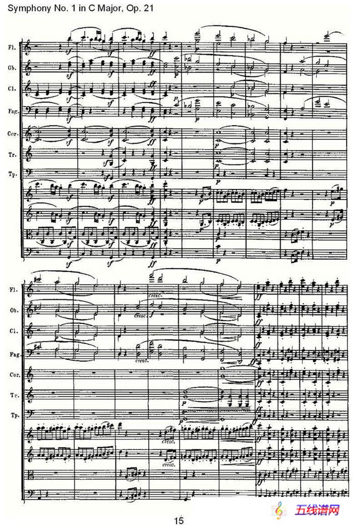 Symphony No. 1 in C Major, Op. 21（C大調第一交響曲 Op. 21）