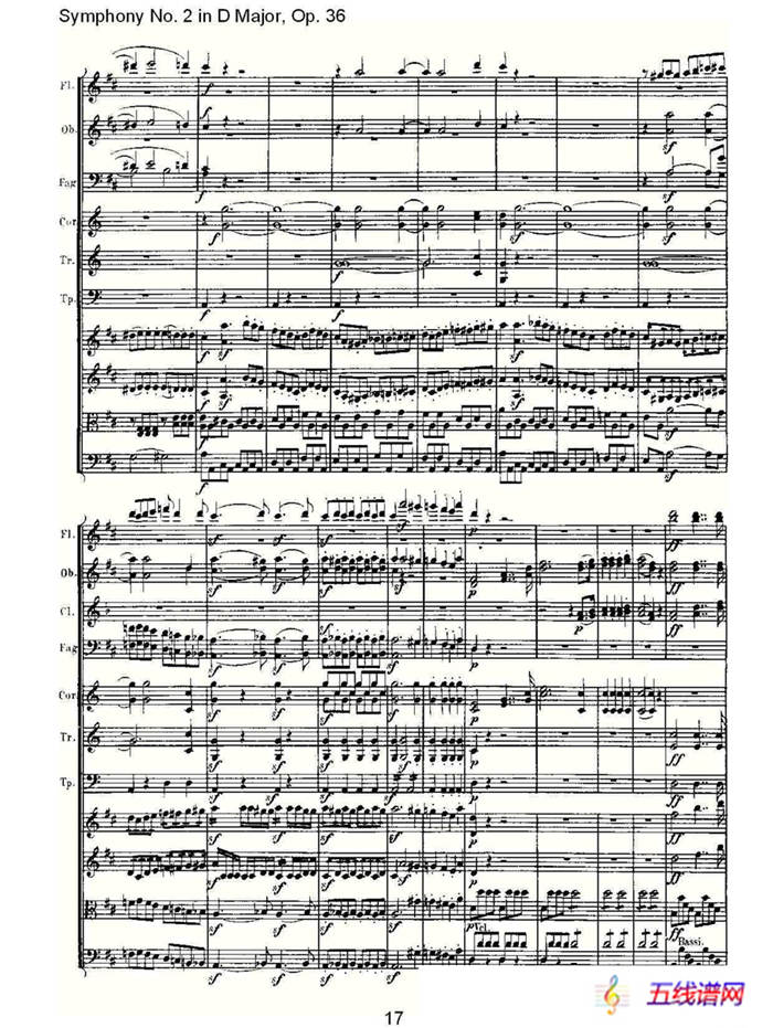 Symphony No. 2 in D Major, Op. 36（D大调第二交响曲 Op. 3）
