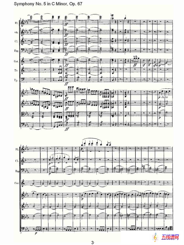 C小调第五交响曲 Op.67第一乐章