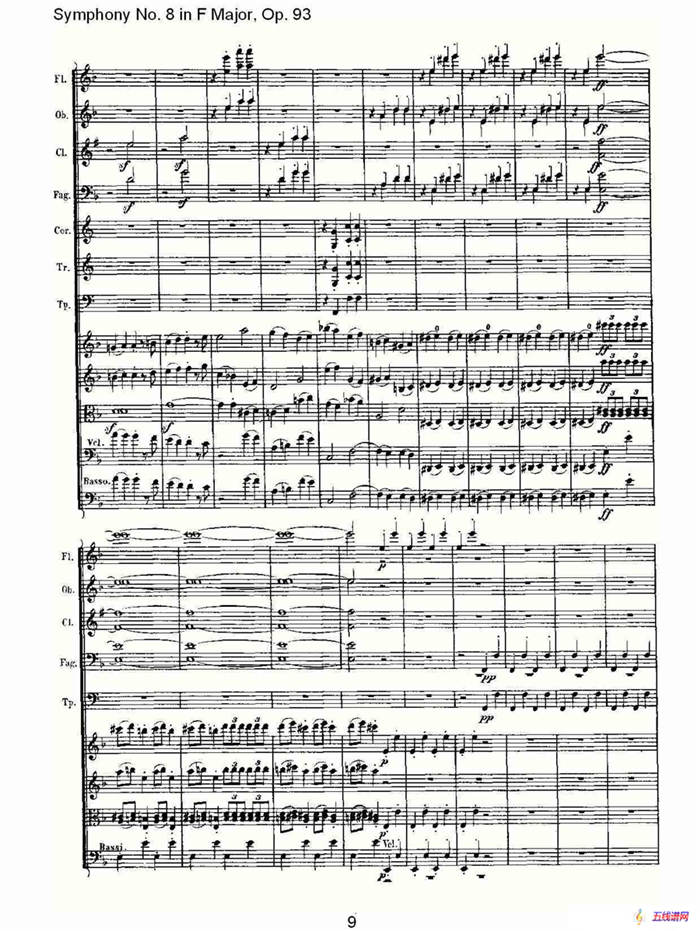 F大调第八交响曲 Op.93第四乐章