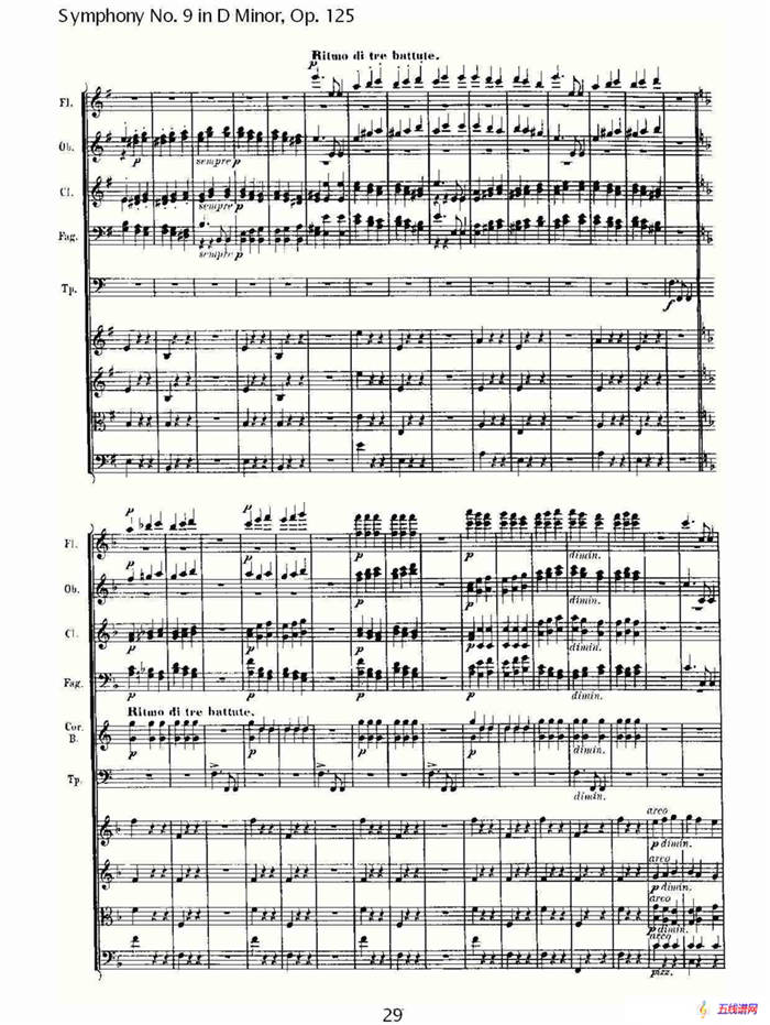D小调第九交响曲 Op.125第二乐章