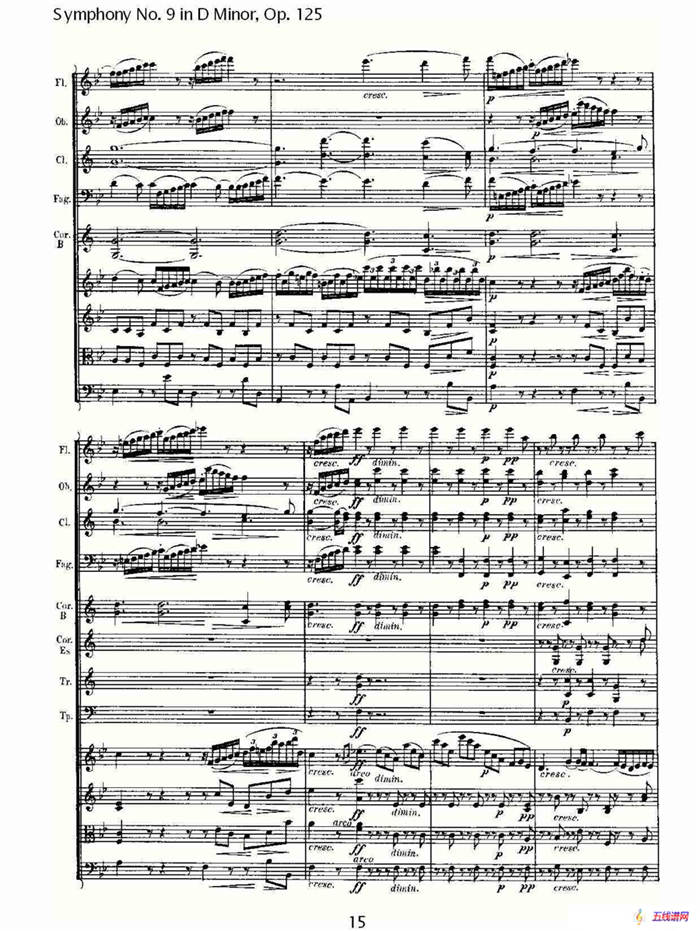 D小调第九交响曲 Op.125第三乐章
