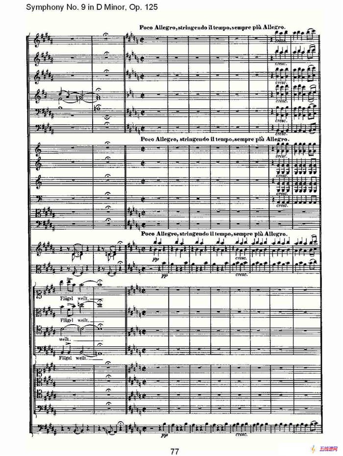 D小调第九交响曲 Op.125第四乐章（三）