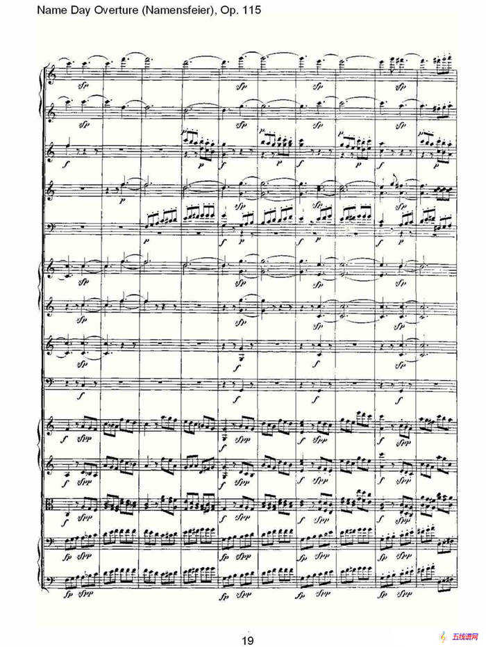 Name Day Overture（Namensfeier)，Op.11）