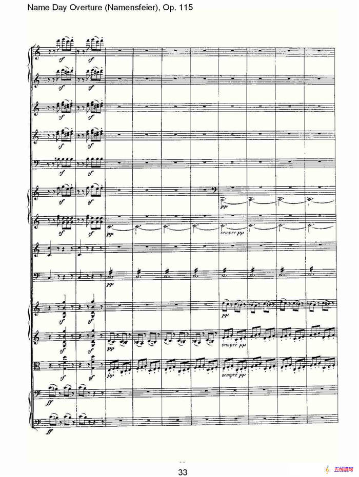 Name Day Overture（Namensfeier)，Op.11）