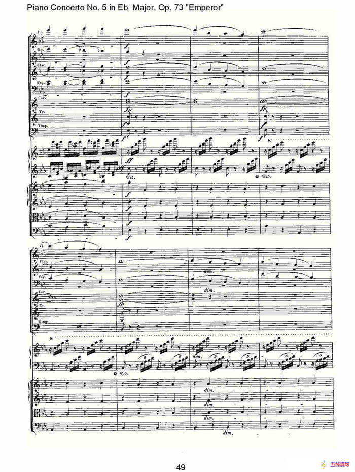 Eb大调钢琴第五协奏曲 Op.73“皇帝” 第一乐章（二）