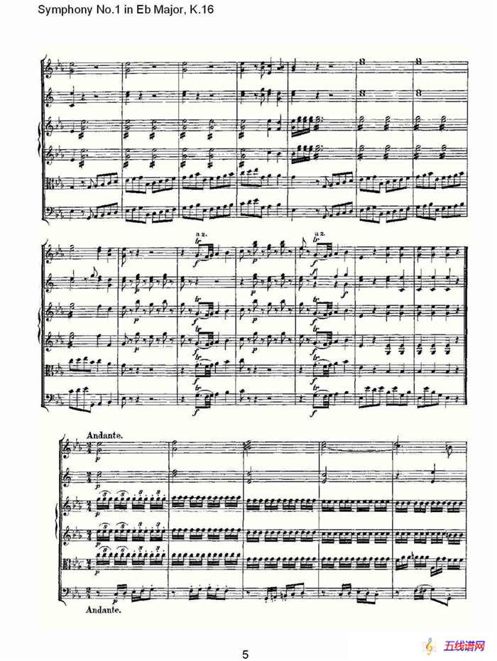 Symphony No.1 in Eb Major，K.16（Eb大调第一交响曲K.16）