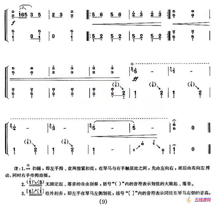 战台风（【上海筝会】考级六级曲目）