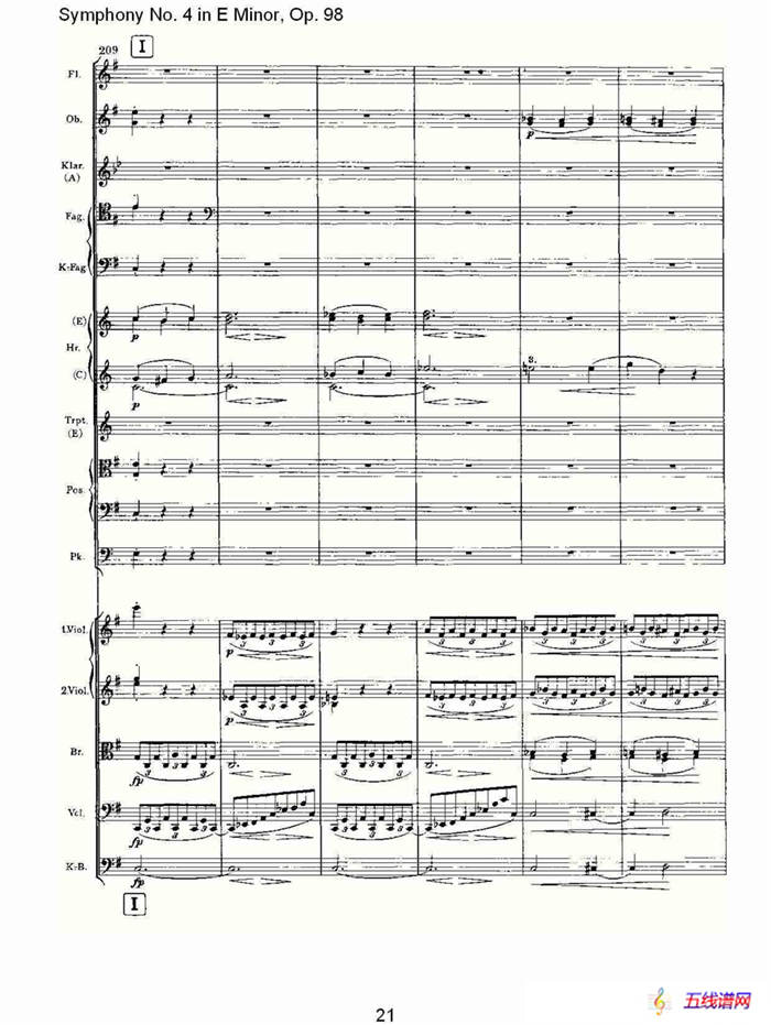 E小调第四交响曲, Op.98 第四乐章
