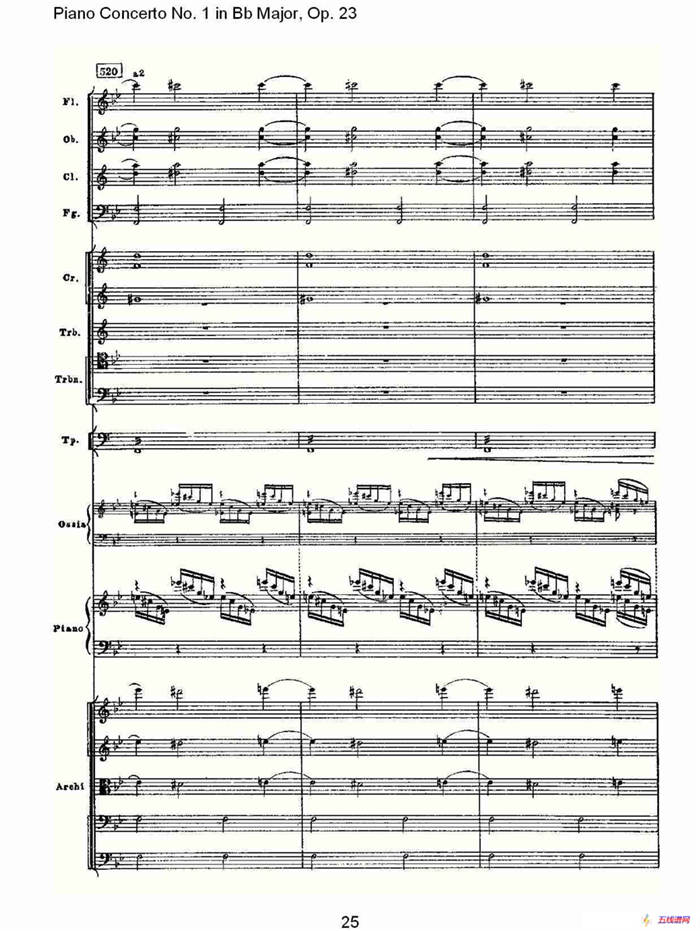 Bb大调第一钢琴协奏曲,Op.23第一乐章第二部（一）