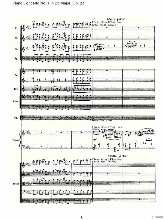 Bb大调第一钢琴协奏曲,Op.23第三乐章（一）