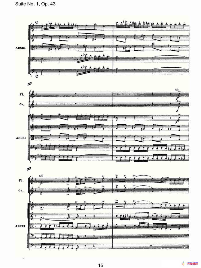 Suite No.1, Op.43   第一套曲,Op.43第一乐章（一）