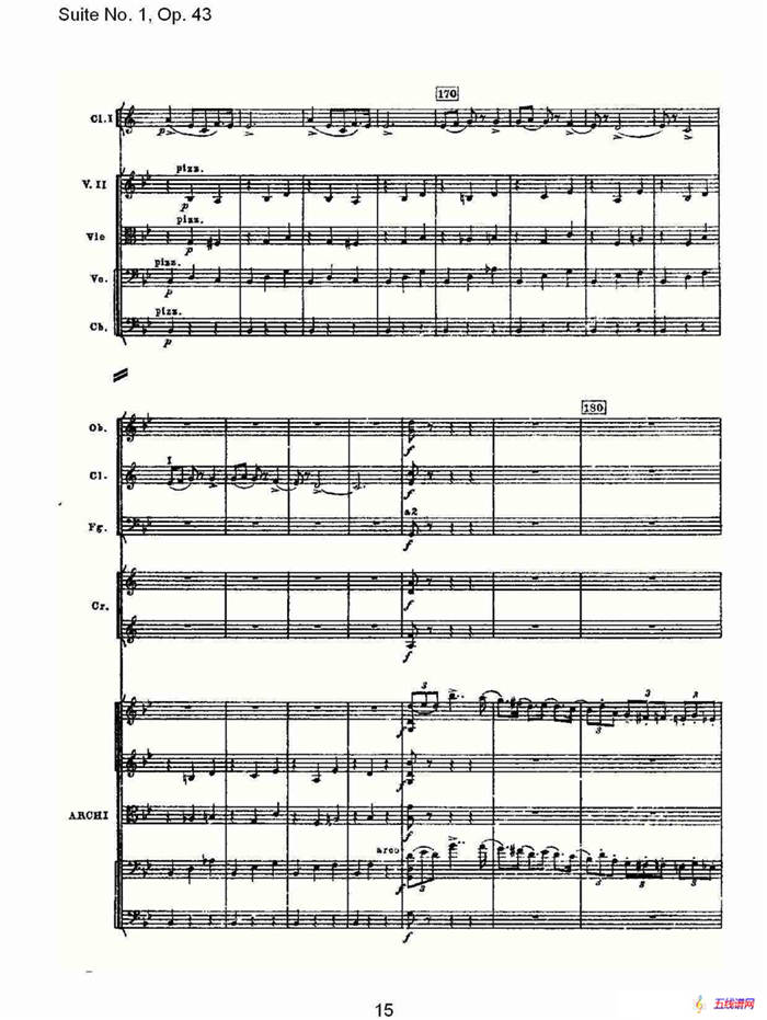 Suite No.1, Op.43   第一套曲,Op.43第二乐章