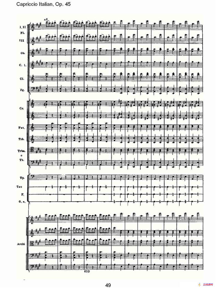 Capriccio Italian, Op. 45         意大利幻想曲,  Op. 45