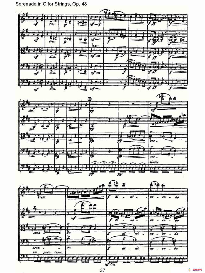 Serenade in C for Strings, Op.48  C调弦乐小夜曲，Op.48（二）