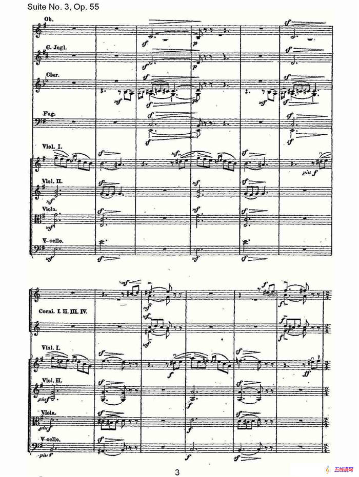 Suite No. 3, Op.55  第三套曲,Op.55第一乐章