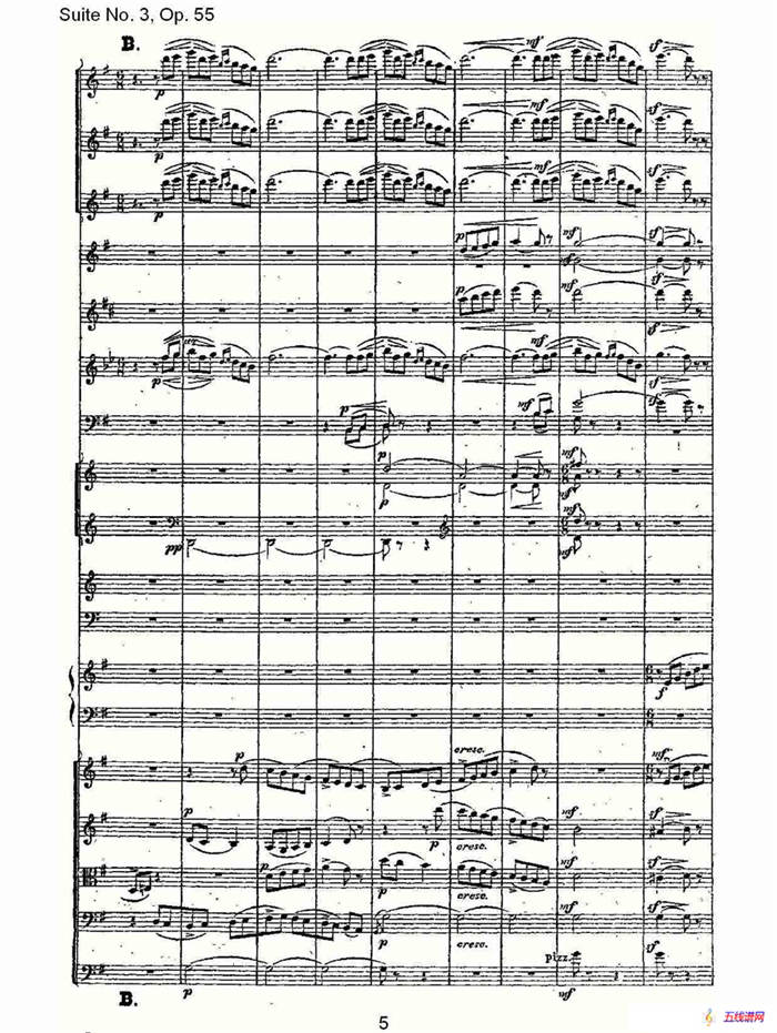 Suite No. 3, Op.55  第三套曲,Op.55第一乐章