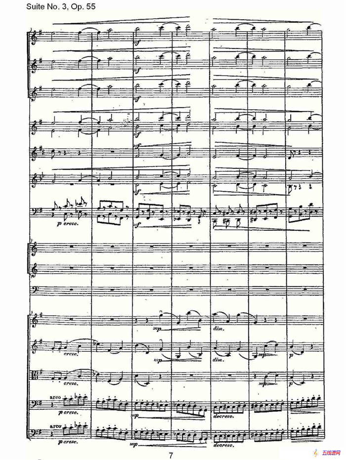 Suite No. 3, Op.55  第三套曲,Op.55第二樂章