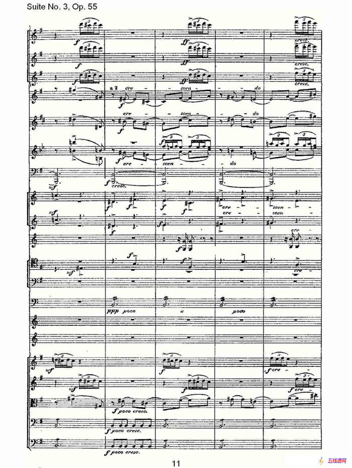 Suite No. 3, Op.55  第三套曲,Op.55第三樂章（一）