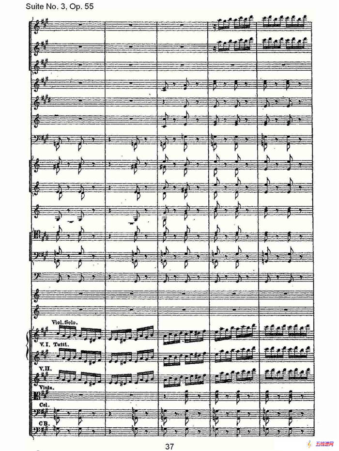 Suite No. 3, Op.55  第三套曲,Op.55第四乐章第一部（二）