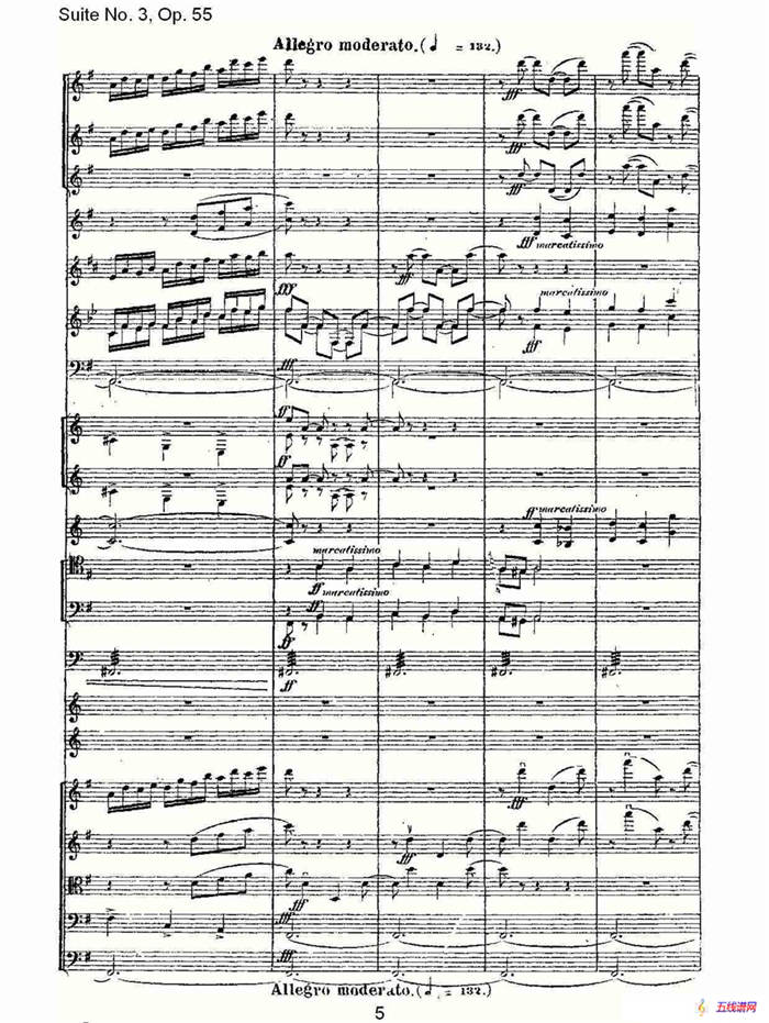 Suite No. 3, Op.55  第三套曲,Op.55第四乐章第二部（一）