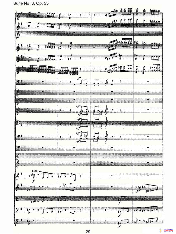 Suite No. 3, Op.55  第三套曲,Op.55第四乐章第二部（一）