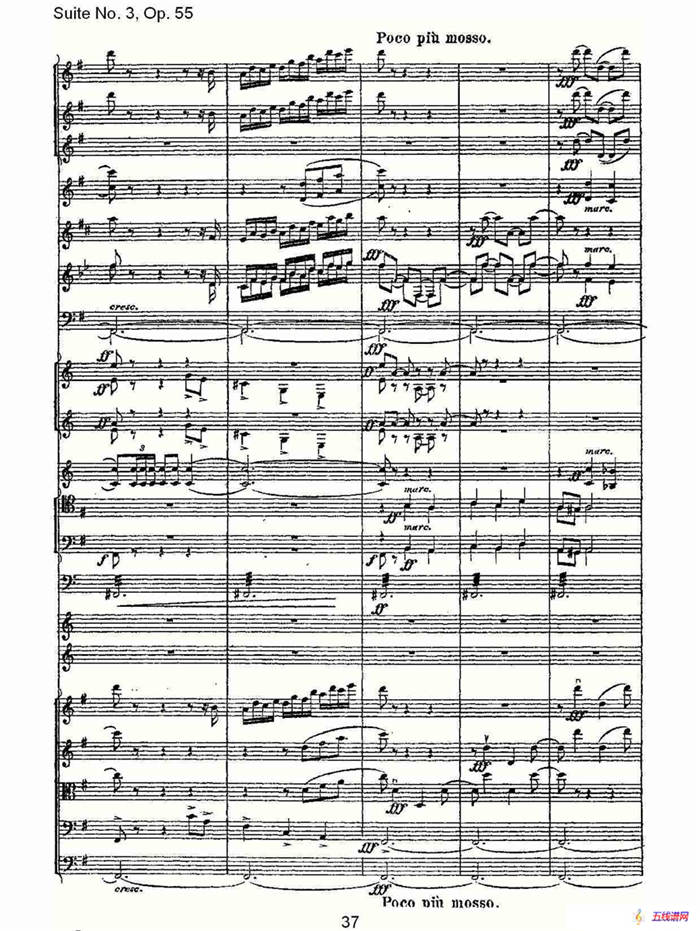 Suite No. 3, Op.55  第三套曲,Op.55第四乐章第二部（二）