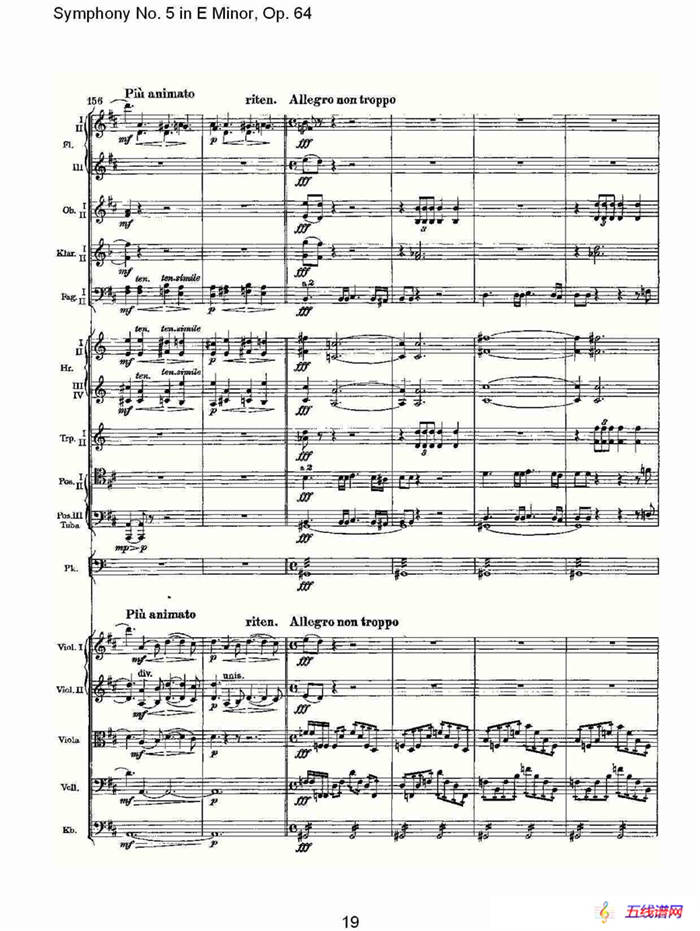 Symphony No. 5 in E Minor, Op.64（E小调第五交响曲 Op.64 第）