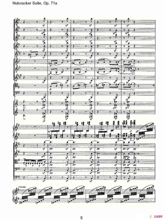 Nutcracker Suite, Op.71a（胡桃夹套曲，Op.71a 第三章）