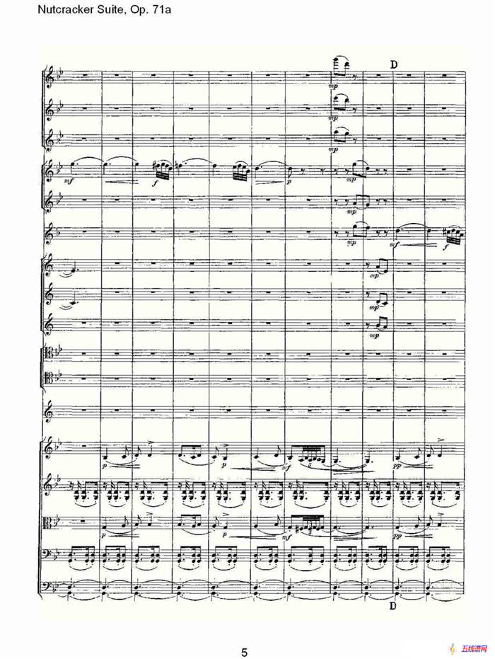 Nutcracker Suite, Op.71a（胡桃夹套曲，Op.71a 第五章）