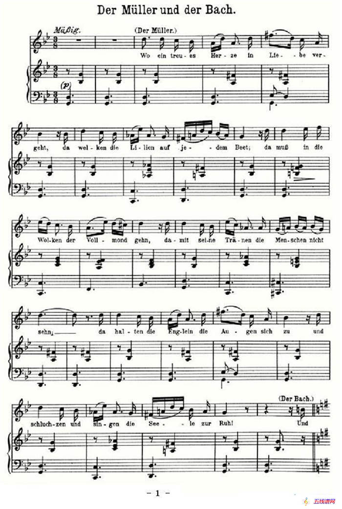 Der Muller und der Bach（奥）