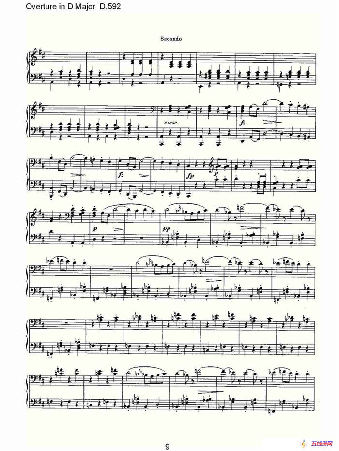 Overture in D Major D.592（Ｄ大调序曲 D.592）